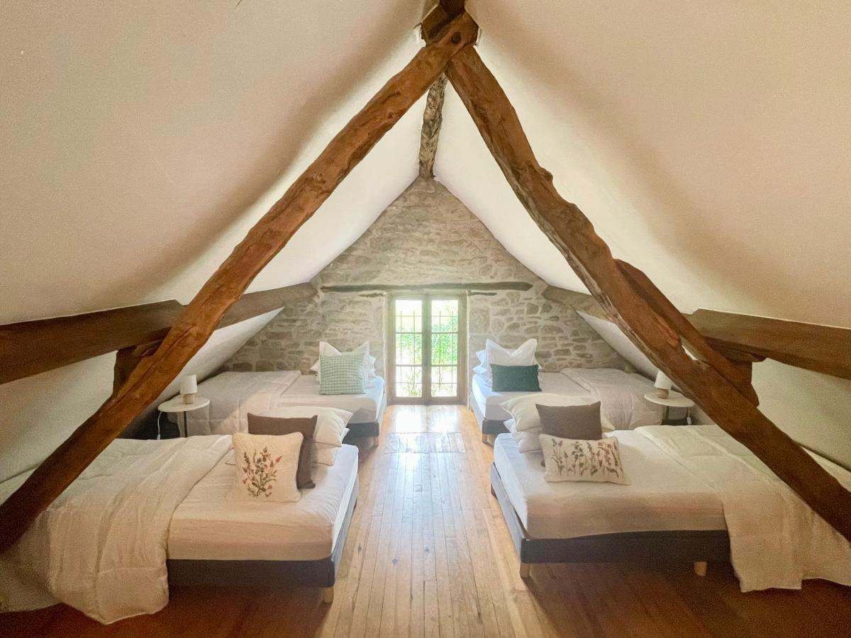 Domaine Du Bonheur En Pierre Avec Piscine, Proche Sarlat Villa Carlux Bagian luar foto