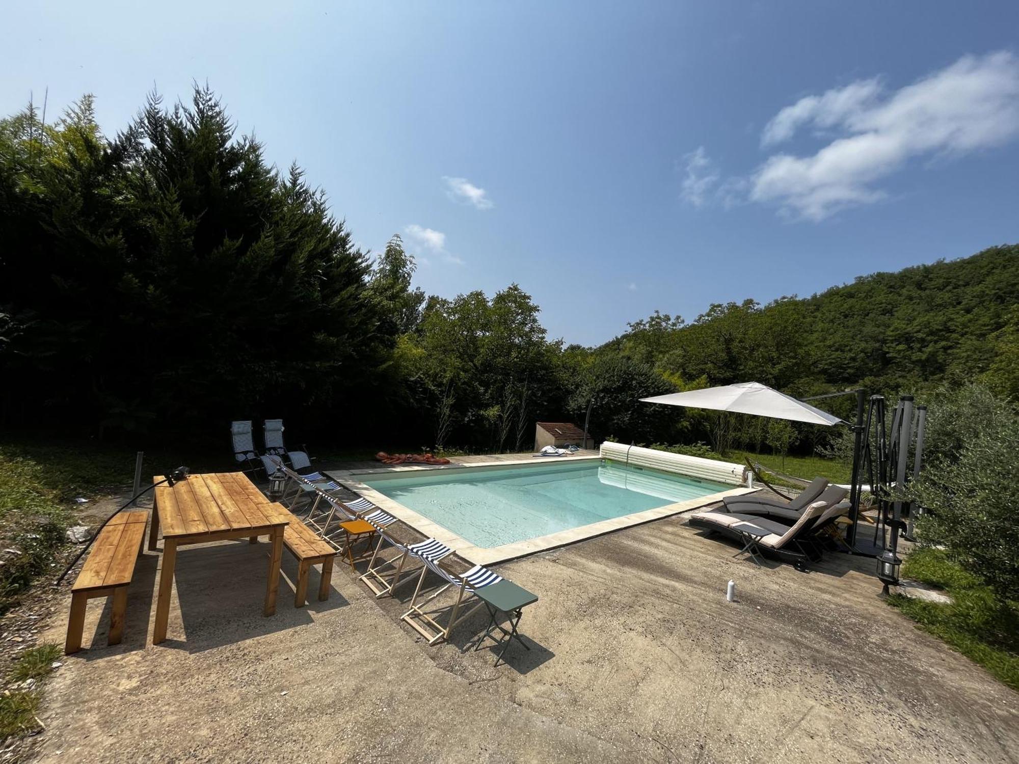 Domaine Du Bonheur En Pierre Avec Piscine, Proche Sarlat Villa Carlux Bagian luar foto